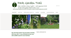Desktop Screenshot of parkgardentrail.org