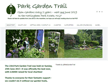 Tablet Screenshot of parkgardentrail.org